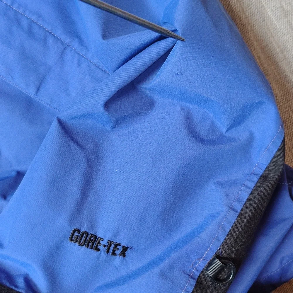 VINTAGE‎ The North Face Mountain Guide Jacket Blue Black Gortex Mens